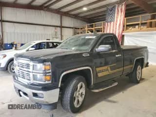 2015 Chevrolet Silverado 1500 LT with VIN 1GCNKREC3FZ433761, listed as a Copart auction lot 49672965 with 52,155 mi miles and Salvage title. Bid and sale history available at DreamBid. Image 1.