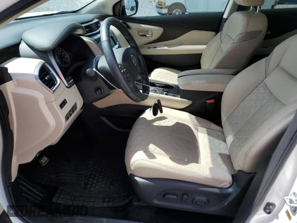 2021 Nissan Murano Platinum with VIN 5N1AZ2DJ9MC108464, listed as a Copart auction lot 68959255 with 33,128 mi miles and Salvage title. Bid and sale history available at DreamBid. Image 7.