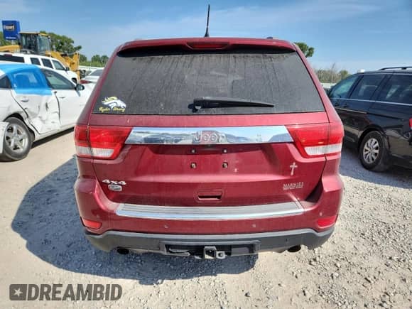 2012 Jeep Grand Cherokee Overland с VIN 1C4RJFCT4CC112879, выставлен на аукционе Copart как лот 80381625 с пробегом Не указан миль и Списание • Salvage title. История ставок и продаж доступна на DreamBid. Изображение 6.