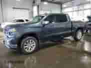 2021 Chevrolet Silverado 1500 LTZ with VIN 1GCUYGEL3MZ124528, listed as a Copart auction lot 71037135 with 123,387 mi miles and Salvage title. Bid and sale history available at DreamBid. Image 1.