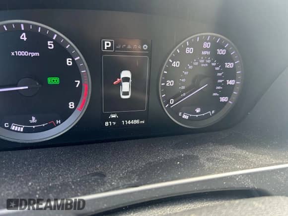 2015 Hyundai Sonata Limited с VIN 5NPE34AF2FH246728, выставлен на аукционе Copart как лот 86542165 с пробегом 114 486 миль миль и Чистый • Clean title. История ставок и продаж доступна на DreamBid. Изображение 8.