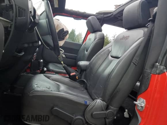 2018 Jeep Wrangler Sahara with VIN 1C4AJWBGXJL861734, listed as a Copart auction lot 51157545 with 44,967 mi miles and Salvage title. Bid and sale history available at DreamBid. Image 7.