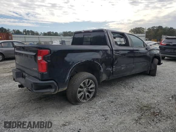 2021 Chevrolet Silverado 1500 RST with VIN 1GCUYEED8MZ227456, listed as a Copart auction lot 87375965 with Not provided miles and Clean title. Bid and sale history available at DreamBid. Image 3.