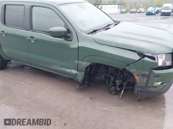 2022 Nissan Frontier SV with VIN 1N6ED1EK1NN678399, listed as a IAAI auction lot 43307252 with 30,929 mi miles and . Bid and sale history available at DreamBid. Image 6.