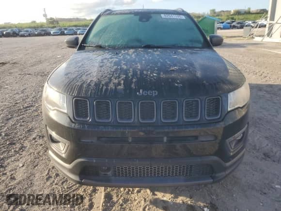 2021 Jeep Compass 80th Anniversary with VIN 3C4NJCEB4MT518832, listed as a Copart auction lot 82641745 with 19,585 mi miles and Salvage title. Bid and sale history available at DreamBid. Image 5.