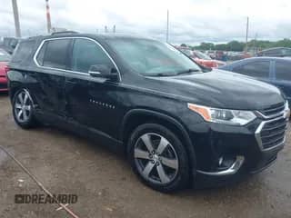 2018 Chevrolet Traverse LT z VIN 1GNERHKW5JJ235542, wystawiony jako IAAI lot #42295482 z przebiegiem 150 646 mil mil oraz . Historia ofert i sprzedaży dostępna na DreamBid. Obrazek 1.