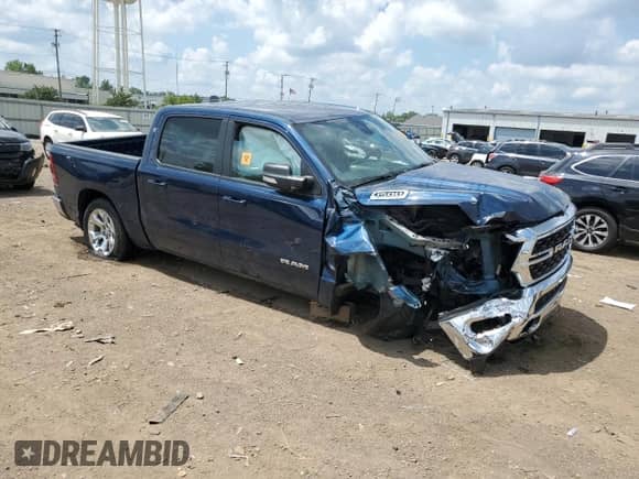 2022 Ram 1500 Big Horn с VIN 1C6RRFFG3NN429882, выставлен на аукционе Copart как лот 64612475 с пробегом 60 821 миль миль и Списание • Salvage title. История ставок и продаж доступна на DreamBid. Изображение 4.