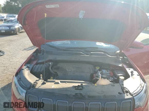 2022 Jeep Compass (RED) Edition with VIN 3C4NJDCB6NT177329, listed as a Copart auction lot 67070815 with 44,327 mi miles and Salvage title. Bid and sale history available at DreamBid. Image 12.