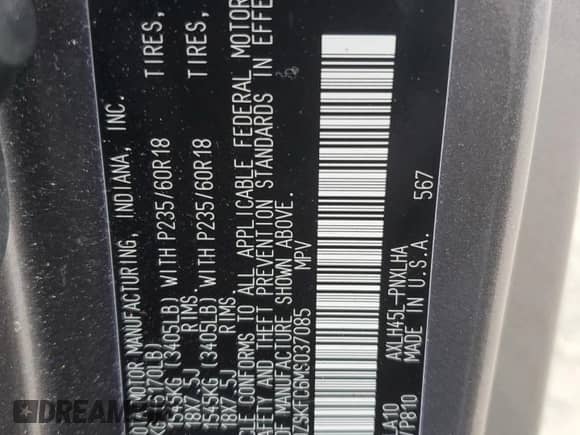 2021 Toyota Sienna Limited с VIN 5TDZSKFC6MS037085, выставлен на аукционе Copart как лот 80493675 с пробегом 41 861 миль миль и Списание • Salvage title. История ставок и продаж доступна на DreamBid. Изображение 14.