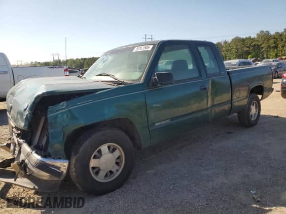 1998 GMC Sierra 1500 z VIN 1GTEC19W4WE521888, wystawiony jako Copart lot #53161505 z przebiegiem 985 004 mil mil oraz Szkoda całkowita • Salvage title. Historia ofert i sprzedaży dostępna na DreamBid. Obrazek 1.