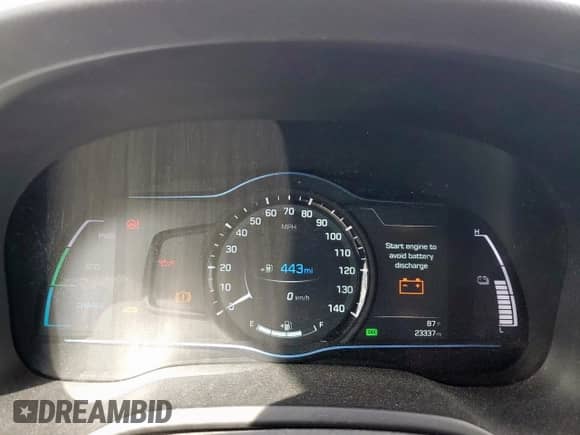 2017 Hyundai Ioniq SEL с VIN KMHC75LC9HU035521, выставлен на аукционе Copart как лот 80669285 с пробегом 23 337 миль миль и Списание • Salvage title. История ставок и продаж доступна на DreamBid. Изображение 9.