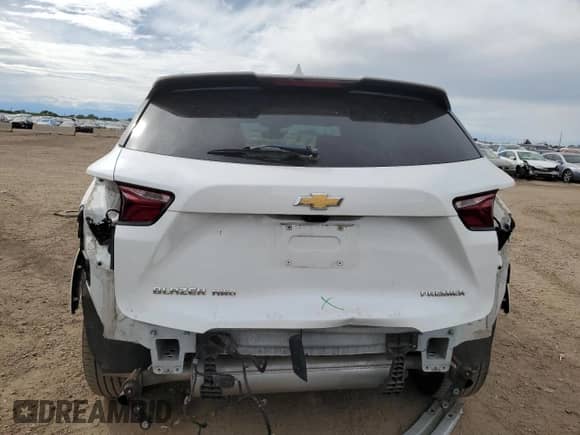 2020 Chevrolet Blazer Premier with VIN 3GNKBLRS6LS552504, listed as a Copart auction lot 80510655 with 66,209 mi miles and Salvage title. Bid and sale history available at DreamBid. Image 6.