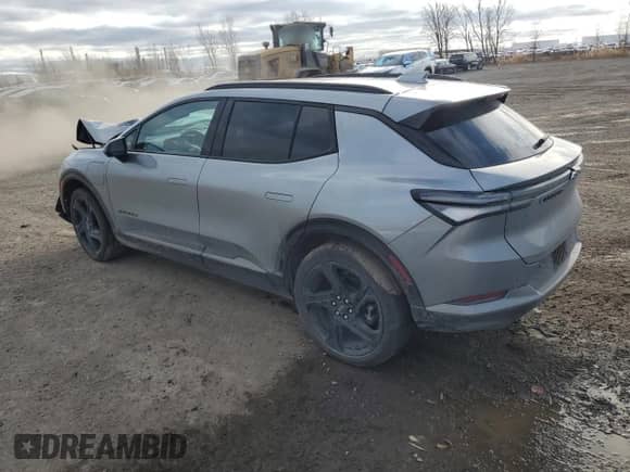 2024 Chevrolet Equinox EV RS с VIN 3GN7DRRR4RS298610, выставлен на аукционе Copart как лот 82022534 с пробегом 3 090 миль миль и Списание • Salvage title. История ставок и продаж доступна на DreamBid. Изображение 2.