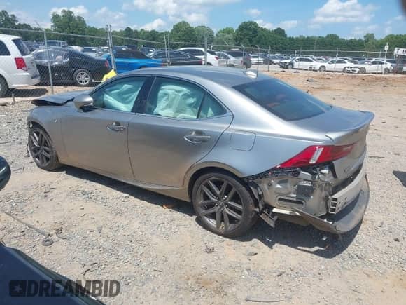 2015 Lexus IS 250 with VIN JTHBF1D21F5049131, listed as a IAAI auction lot 42547348 with 139,206 mi miles and . Bid and sale history available at DreamBid. Image 3.