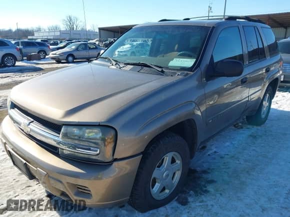 2002 Chevrolet TrailBlazer LS with VIN 1GNDT13S422356784, listed as a IAAI auction lot 41329655 with 122,525 mi miles and . Bid and sale history available at DreamBid. Image 2.
