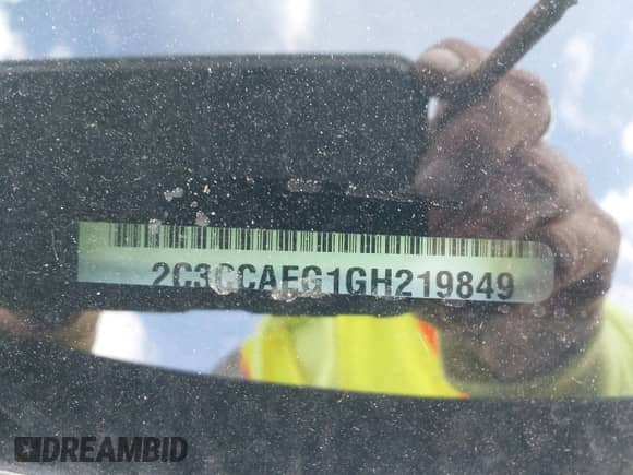 2016 Chrysler 300 C with VIN 2C3CCAEG1GH219849, listed as a IAAI auction lot 43494856 with 124,718 mi miles and . Bid and sale history available at DreamBid. Image 9.