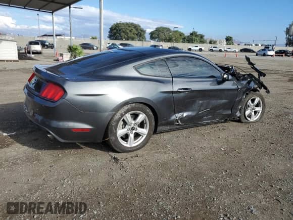 2016 Ford Mustang V6 with VIN 1FA6P8AM6G5303681, listed as a Copart auction lot 81256505 with Not provided miles and Salvage title. Bid and sale history available at DreamBid. Image 3.