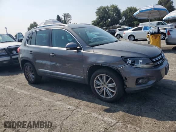 2013 Volkswagen Tiguan SE z VIN WVGAV3AXXDW606925, wystawiony jako Copart lot #64238585 z przebiegiem 131 779 mil mil oraz Szkoda całkowita • Salvage title. Historia ofert i sprzedaży dostępna na DreamBid. Obrazek 4.