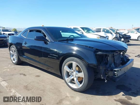 2013 Chevrolet Camaro LT with VIN 2G1FC1E33D9171663, listed as a IAAI auction lot 43340353 with 55,423 mi miles and . Bid and sale history available at DreamBid. Image 1.