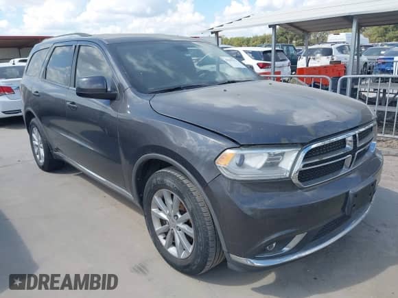 2014 Dodge Durango SXT with VIN 1C4RDHAG1EC975585, listed as a IAAI auction lot 43369132 with 189,916 mi miles and . Bid and sale history available at DreamBid. Image 1.
