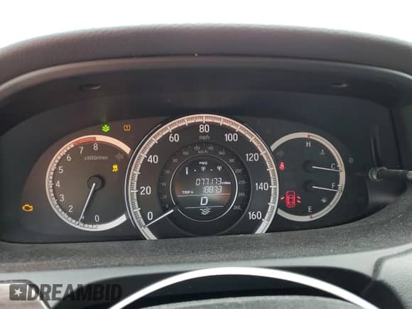 2017 Honda Accord EX-L with VIN 1HGCR2F85HA126101, listed as a Copart auction lot 71466535 with 77,173 mi miles and Salvage title. Bid and sale history available at DreamBid. Image 9.