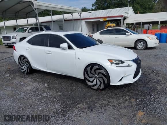 2015 Lexus IS 250 with VIN JTHBF1D22F5053303, listed as a IAAI auction lot 43276704 with 159,013 mi miles and . Bid and sale history available at DreamBid. Image 1.