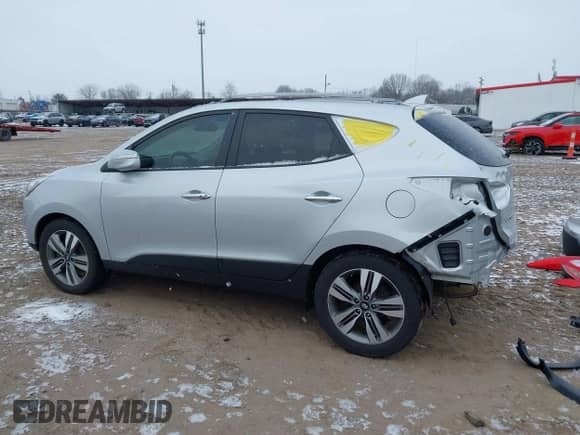 2014 Hyundai Tucson SE with VIN KM8JU3AGXEU907081, listed as a IAAI auction lot 41603297 with 51,465 mi miles and . Bid and sale history available at DreamBid. Image 15.