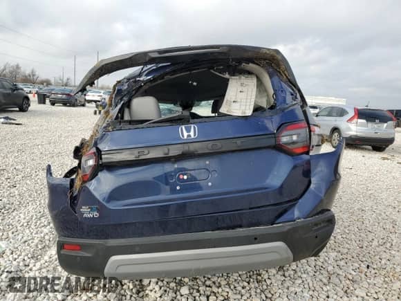 2024 Honda Pilot EX-L z VIN 5FNYG1H48RB025741, wystawiony jako Copart lot #80143405 z przebiegiem Nie podano mil oraz Szkoda całkowita • Salvage title. Historia ofert i sprzedaży dostępna na DreamBid. Obrazek 6.