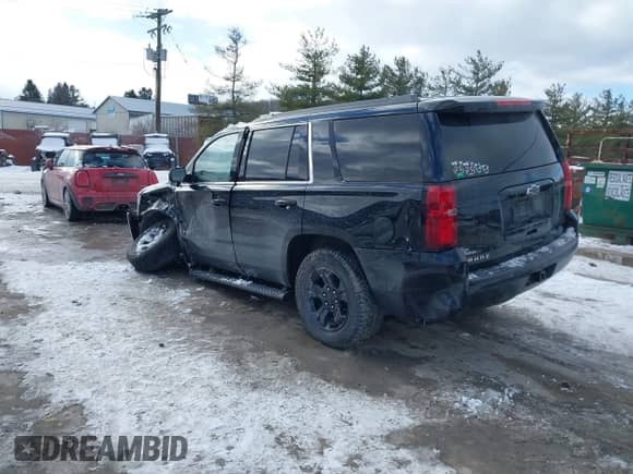 2019 Chevrolet Tahoe LS with VIN 1GNSKAKC9KR336283, listed as a IAAI auction lot 41280975 with 85,682 mi miles and . Bid and sale history available at DreamBid. Image 3.