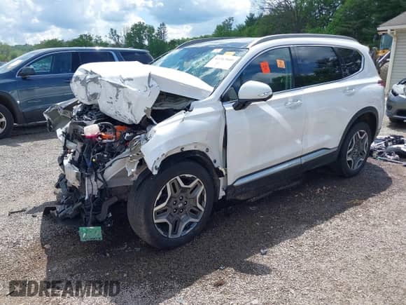2022 Hyundai Santa Fe Limited with VIN KM8S5DA11NU016356, listed as a IAAI auction lot 42263808 with 88,554 mi miles and . Bid and sale history available at DreamBid. Image 2.