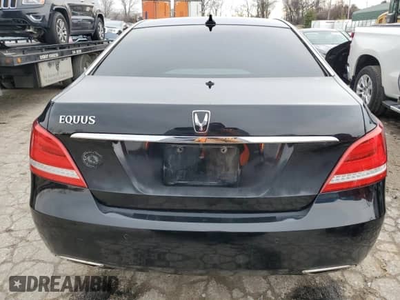 2014 Hyundai Equus Ultimate with VIN KMHGH4JH9EU087122, listed as a Copart auction lot 86954404 with 99,083 mi miles and Salvage title. Bid and sale history available at DreamBid. Image 6.