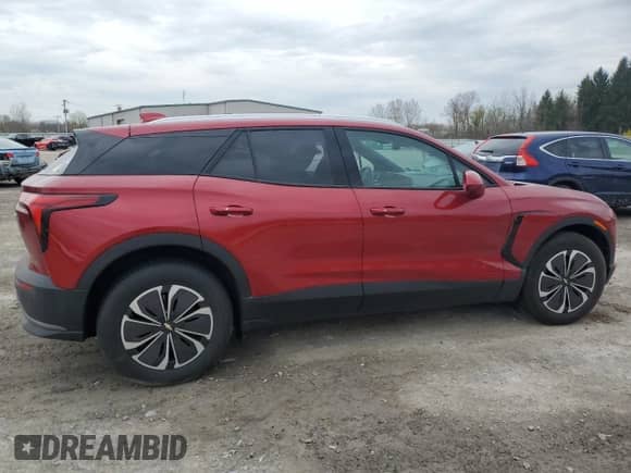 2024 Chevrolet Blazer EV eAWD LT z VIN 3GNKDBRJ7RS214565, wystawiony jako Copart lot #54657425 z przebiegiem 9 894 mil mil oraz Szkoda całkowita • Salvage title. Historia ofert i sprzedaży dostępna na DreamBid. Obrazek 3.