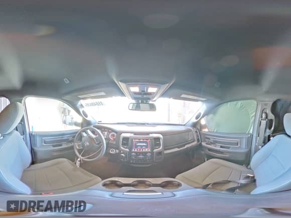 2021 Ram 1500 SLT with VIN 1C6RR7GT8MS583912, listed as a Copart auction lot 85848835 with 61,372 mi miles and Salvage title. Bid and sale history available at DreamBid. Image 14.