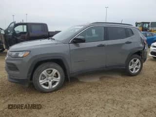 2024 Jeep Compass Sport with VIN 3C4NJDANXRT598098, listed as a Copart auction lot 64692195 with 18,569 mi miles and Salvage title. Bid and sale history available at DreamBid. Image 1.