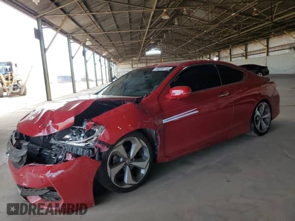 2017 Honda Accord EX-L with VIN 1HGCT2A81HA006465, listed as a Copart auction lot 66030114 with 86,653 mi miles and Salvage title. Bid and sale history available at DreamBid. Image 1.