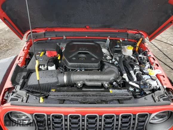 2025 Jeep Wrangler Rubicon with VIN 1C4RJXR60SW602854, listed as a Copart auction lot 69700925 with 5,996 mi miles and Clean title. Bid and sale history available at DreamBid. Image 12.