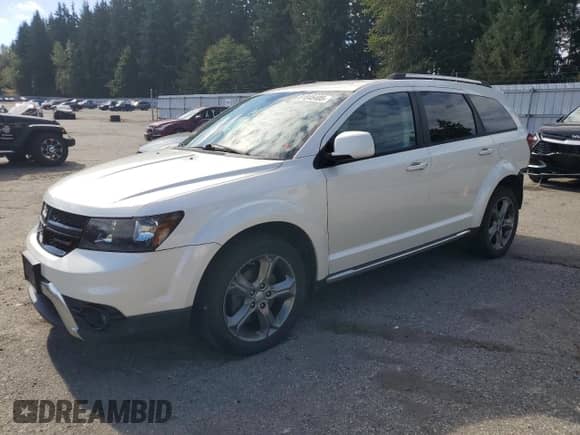 2016 Dodge Journey Crossroad Plus with VIN 3C4PDDGG8GT213286, listed as a Copart auction lot 81848405 with 124,008 mi miles and Salvage title. Bid and sale history available at DreamBid. Image 1.