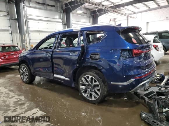 2021 Hyundai Santa Fe Calligraphy с VIN 5NMS5DAL9MH355443, выставлен на аукционе Copart как лот 47257535 с пробегом 53 855 миль миль и Списание • Salvage title. История ставок и продаж доступна на DreamBid. Изображение 2.