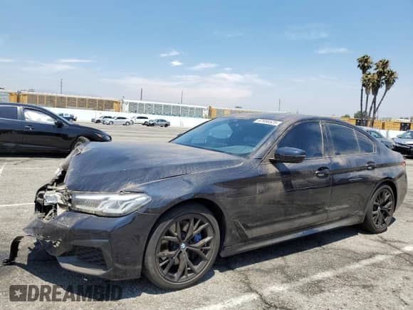 2023 BMW 5 Series 530i with VIN WBA53BH04PWY20731, listed as a Copart auction lot 67956525 with 44,947 mi miles and Salvage title. Bid and sale history available at DreamBid. Image 1.