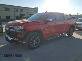 2023 Chevrolet Silverado 1500 LT with VIN 2GCPACED3P1137540, listed as a Copart auction lot 86870905 with 6,016 mi miles and Salvage title. Bid and sale history available at DreamBid. Image 1.