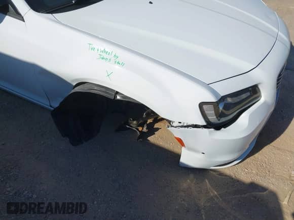 2023 Chrysler 300 S with VIN 2C3CCABG6PH573192, listed as a IAAI auction lot 43288111 with 24,584 mi miles and . Bid and sale history available at DreamBid. Image 6.