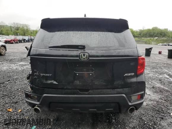 2023 Honda Passport EX-L с VIN 5FNYF8H55PB022183, выставлен на аукционе Copart как лот 84281925 с пробегом 31 296 миль миль и Списание • Salvage title. История ставок и продаж доступна на DreamBid. Изображение 6.