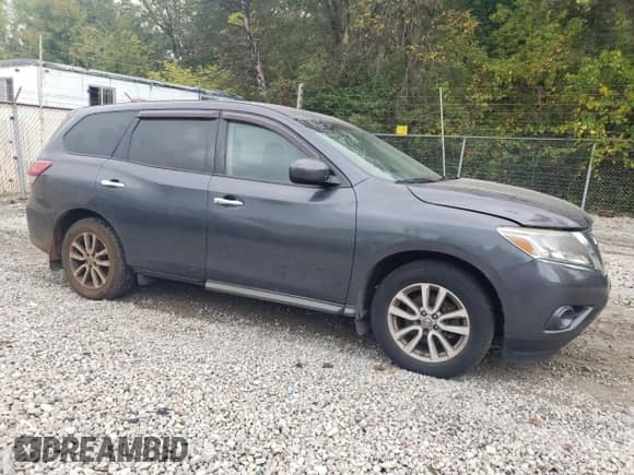 2014 Nissan Pathfinder S z VIN 5N1AR2MM1EC634809, wystawiony jako Copart lot #81756445 z przebiegiem 197 790 mil mil oraz Czysty tytuł • Clean title. Historia ofert i sprzedaży dostępna na DreamBid. Obrazek 4.