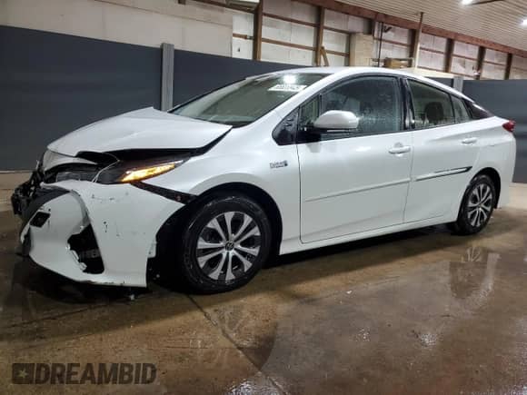 2022 Toyota Prius LE with VIN JTDKAMFP2N3219243, listed as a Copart auction lot 65828945 with 60,866 mi miles and Salvage title. Bid and sale history available at DreamBid. Image 1.