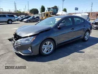2020 Hyundai Elantra SEL with VIN 5NPD84LF1LH585745, listed as a Copart auction lot 71329565 with 102,216 mi miles and Salvage title. Bid and sale history available at DreamBid. Image 1.