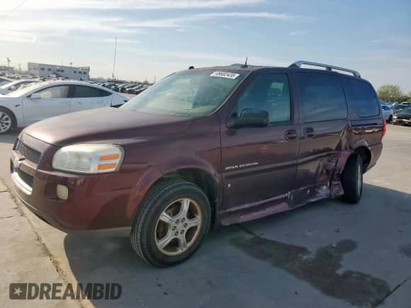 2006 Chevrolet Uplander Cargo с VIN 1GBDV13186D223082, выставлен на аукционе Copart как лот 49682435 с пробегом 123 049 миль миль и Списание • Salvage title. История ставок и продаж доступна на DreamBid. Изображение 1.