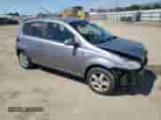 2006 Chevrolet Aveo LT with VIN KL1TG66666B669658, listed as a Copart auction lot 54956195 with 101,441 mi miles and Salvage title. Bid and sale history available at DreamBid. Image 4.