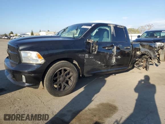 2016 Ram 1500 Tradesman with VIN 1C6RR6FT3GS362010, listed as a Copart auction lot 46172915 with 140,983 mi miles and Salvage title. Bid and sale history available at DreamBid. Image 1.