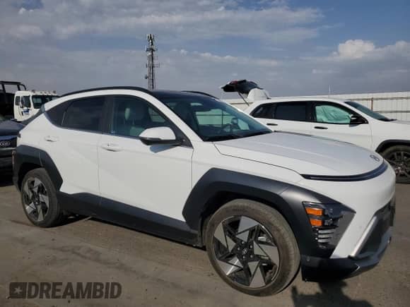 2024 Hyundai Kona Limited с VIN KM8HE3A37RU062320, выставлен на аукционе Copart как лот 71208255 с пробегом 5 547 миль миль и Списание • Salvage title. История ставок и продаж доступна на DreamBid. Изображение 4.