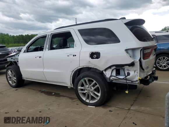 2023 Dodge Durango GT Premium с VIN 1C4RDHDG8PC572010, выставлен на аукционе Copart как лот 55154285 с пробегом 83 615 миль миль и Списание • Salvage title. История ставок и продаж доступна на DreamBid. Изображение 2.